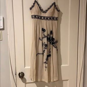 Ivory cocktail dress Sue Wong